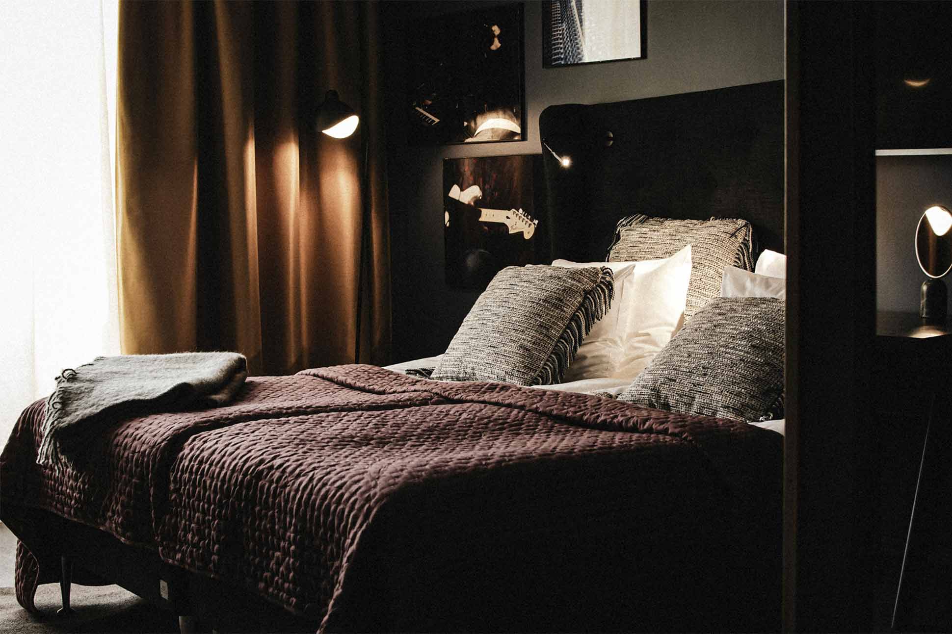Bedroom at Backstage Hotel Stockholm, Sweden