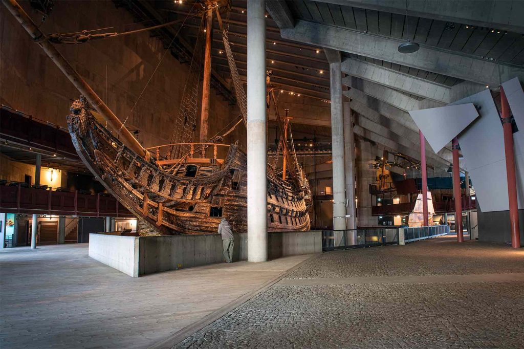 The Vasa inside Vasa Museum, Stockholm, Sweden