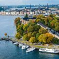 Aerial view of Hotel Skeppsholmen, Stockholm, Sweden
