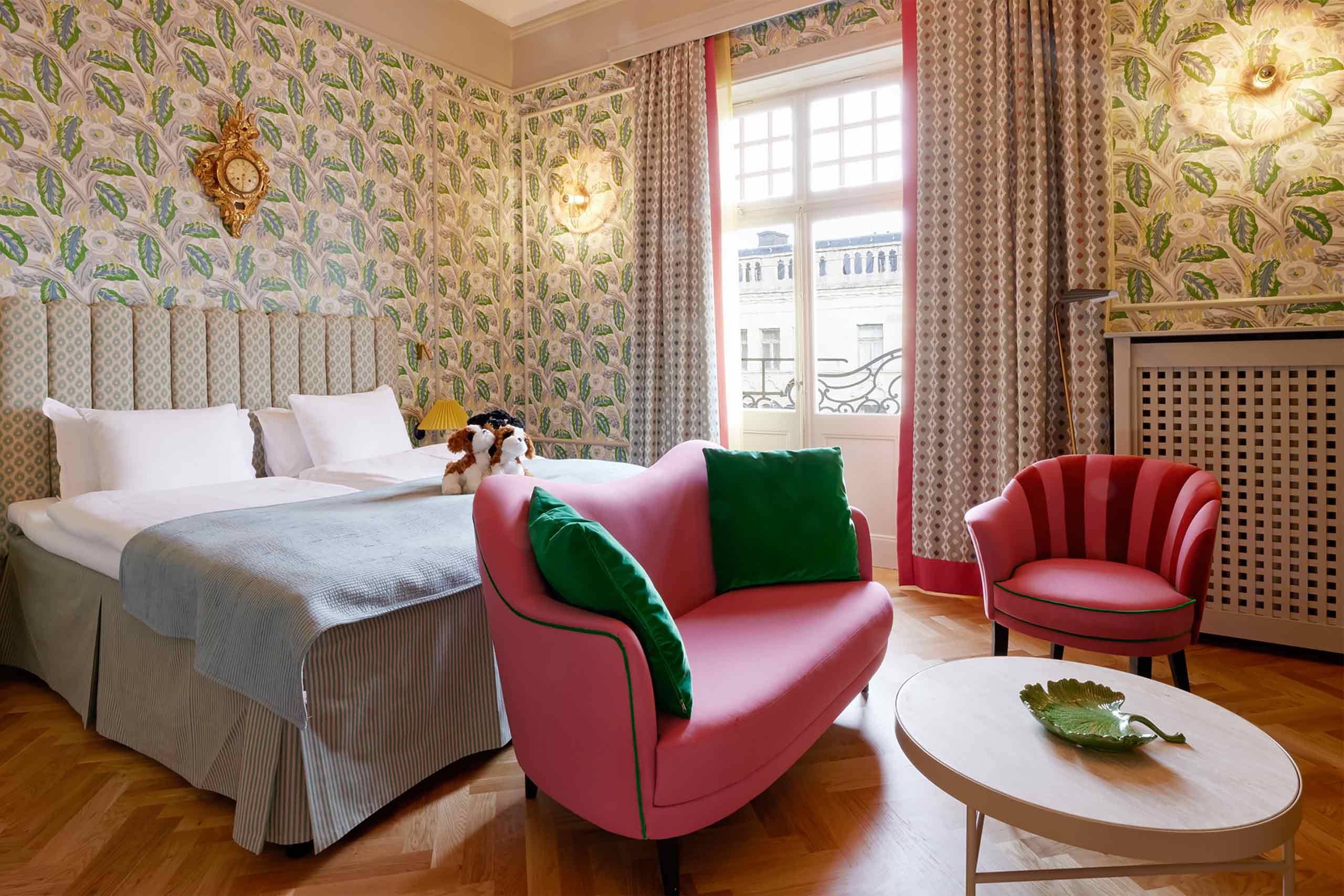A bedroom at Hotel Kung Carl, Stockholm, Sweden