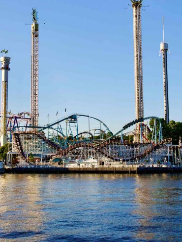 Stockholm with kids: Grona Lund amusement park.