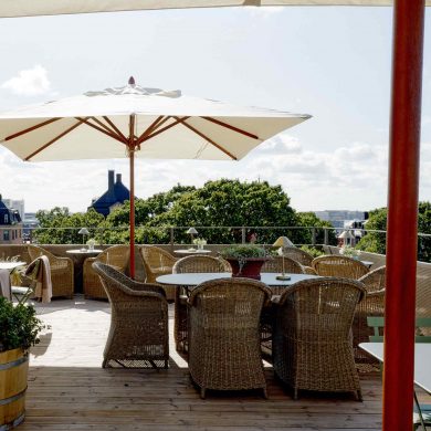 Rooftop at Villa Dahlia, Stockholm, Sweden