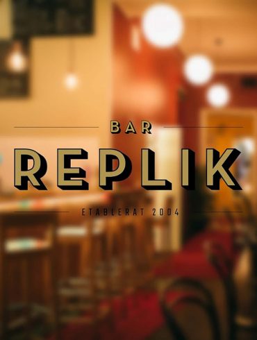 View of Bar Replik through the window